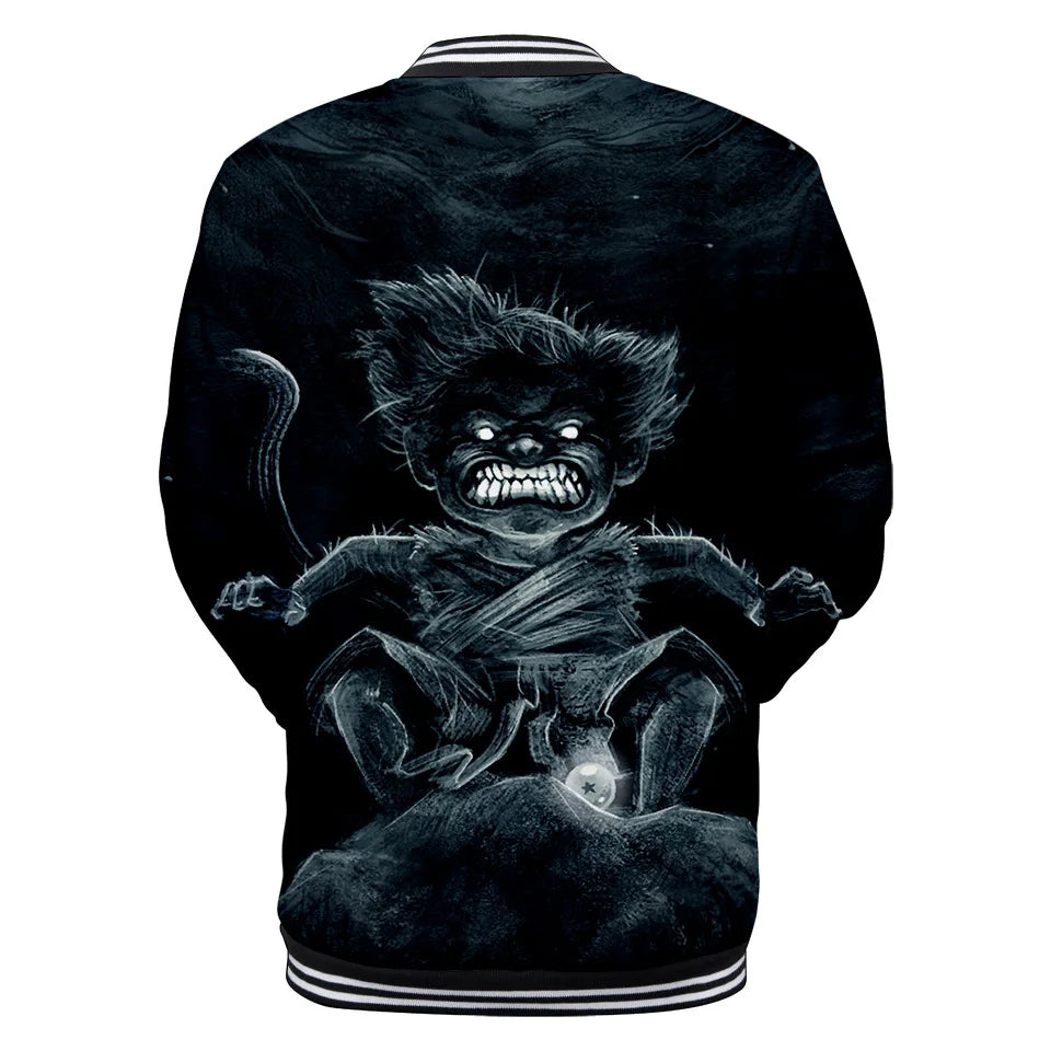 Dragon Ball Streetwear Baseball Uniform for Man Women Son Goku Adults Costumes Jackets Spring Fall Coat Cardigan Sweatshirt Gift