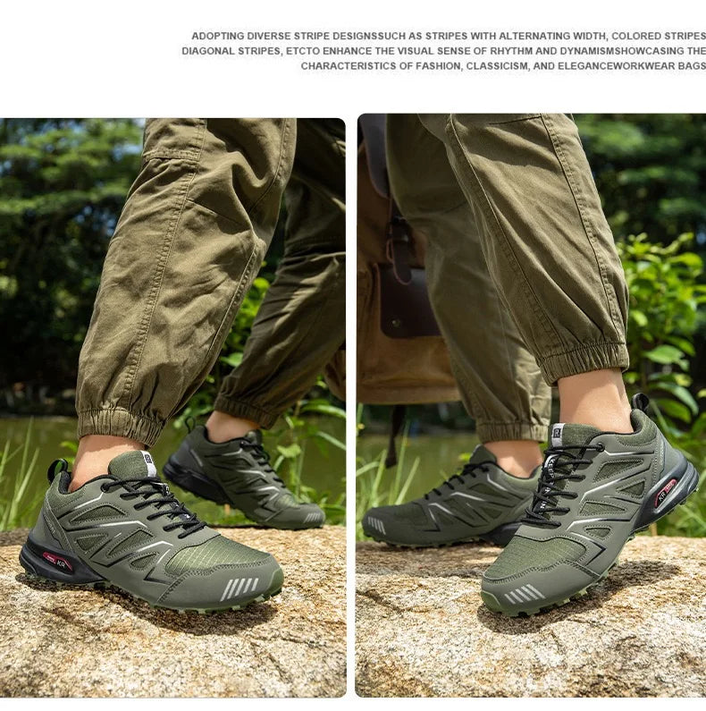 Lockless-Fahrradschuhe für Herren, Outdoor-Wander- und Cross-Country-Schuhe mit rutschfester Sohle, atmungsaktive Sportschuhe, Rennradschuhe
