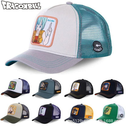 Dragon Ball Z Styles Anime Son Goku Cotton New Baseball Cap Men Women Hip Hop Dad Adjustable Mesh Hat Trucker Hat