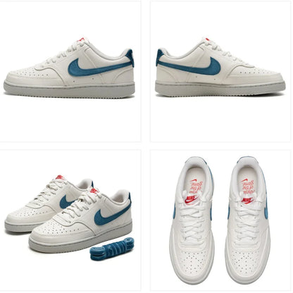 Authentieke Nike Court Vision Low minimalistische, veelzijdige, ademende casual outdoorsneakers voor dames IM7799-133