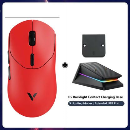 Rapoo VT2 MAX Wireless E-sports Gaming Mouse with 8K Polling Rate Optical Sensor Ergonomic Design 53g Lightweight for PC Latop