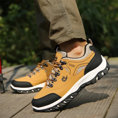 Zapatos de piel para hombre, calzado casual para hombre, zapatillas de primavera, otoño e invierno, calzado masculino tipo tenis, ligero para caminar