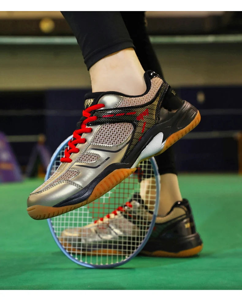 Nové profesionální badmintonové tenisky 2025, pánská tenisová obuv, prodyšná protiskluzová volejbalová sportovní obuv pro muže i ženy