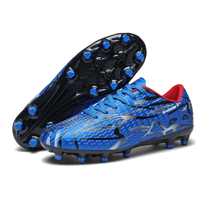New Men Football Boots TF Sport Training Soccer Shoes Soft Ultralight Breathable Professional Sneakers Unisex Grass Cleats Match