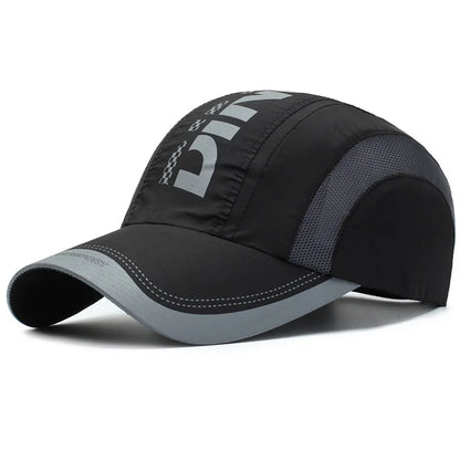 Casquette à visière légère, à séchage rapide et élégante, casquette de baseball unisexe respirante et protectrice contre le soleil, idéale pour les sports de plein air