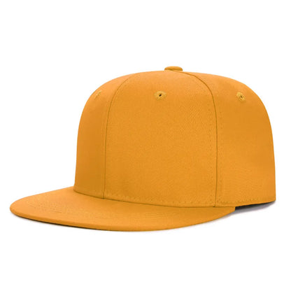 Hurtowa sprzedaż 40 kolorów regulowanych czapek z płaskim daszkiem typu snapback – damskie modne czapki baseballowe z poliestru, męskie czapki sportowe w stylu hip-hopowym