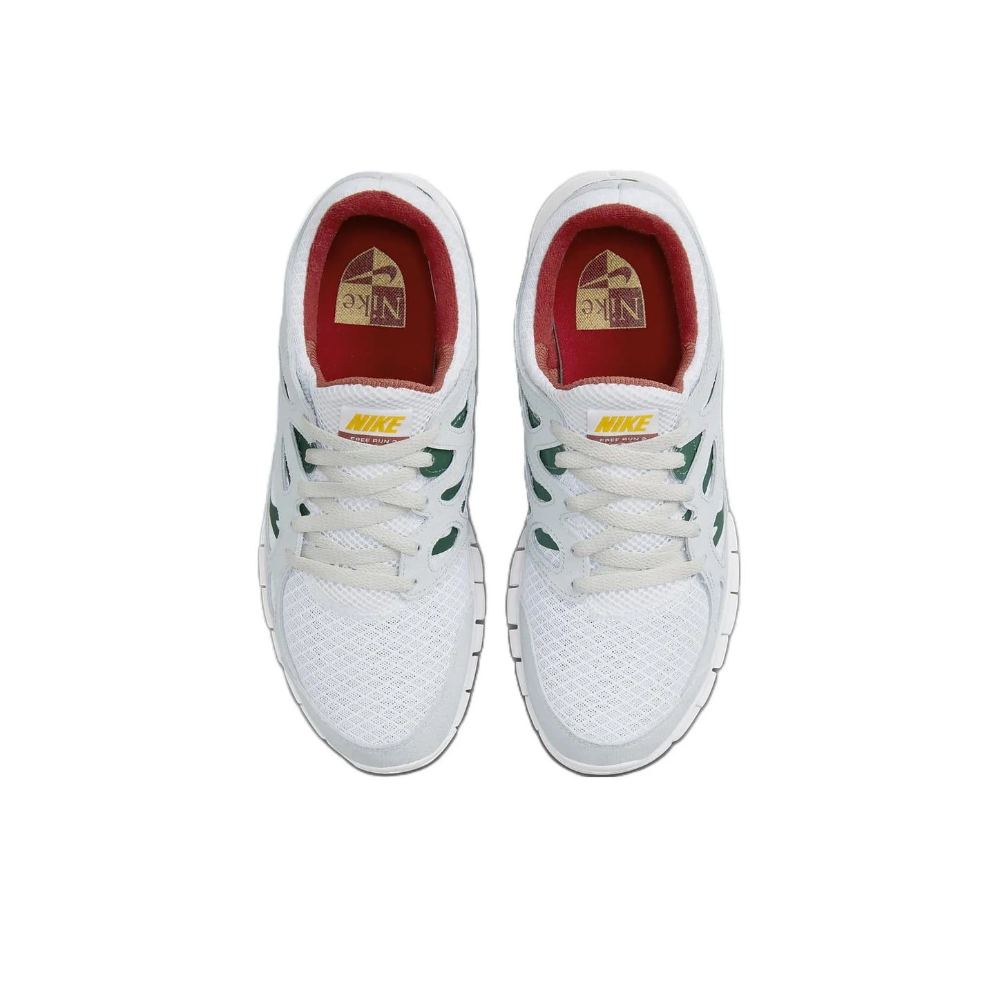 POIZON Nike Free Run 2 Grey Cinnabar Gorge Green 537732-102