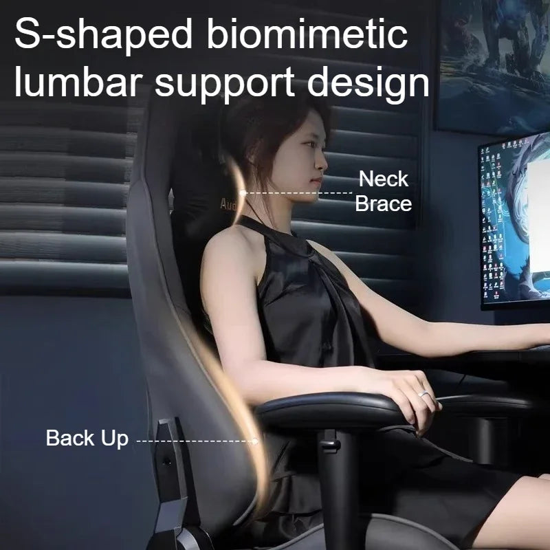 Office Ergonomic Gaming Chairs Desk Gamer Computer Comfortable Chaises Vanity Chair Technology Fabric Sillas Gamer Home Bedroom