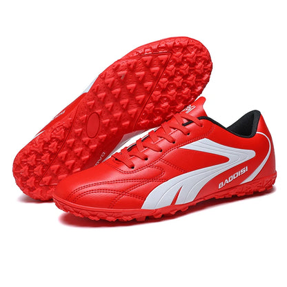 Chaussures de football professionnelles pour hommes – Baskets de football pour adultes – Futsal en salle – Ultralégères – Antidérapantes – Résistantes à l’usure – Bottes de sport