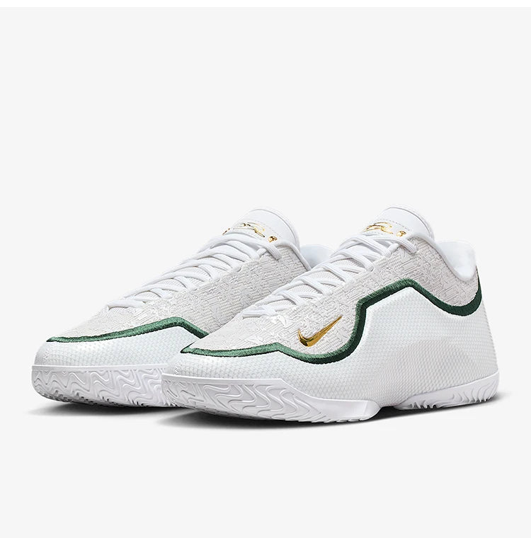 Oryginalne męskie buty do koszykówki Nike Casual Low Top, wytrzymałe, IB9563-101