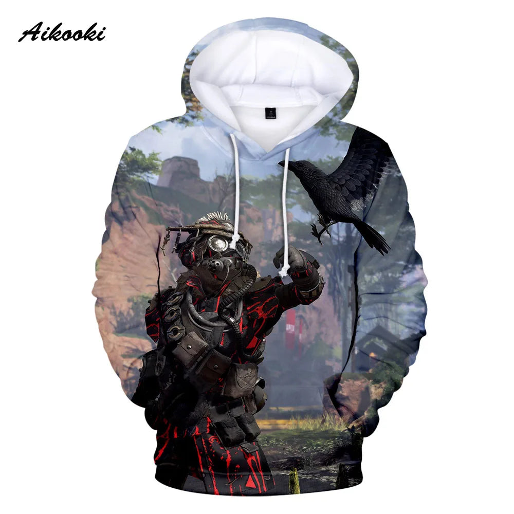 Personality 3D Printed Game Apex Legends Hoodies Sweatshirts Men Women High Quality Hoody Game Long Sleeve Plus Size Hoodies