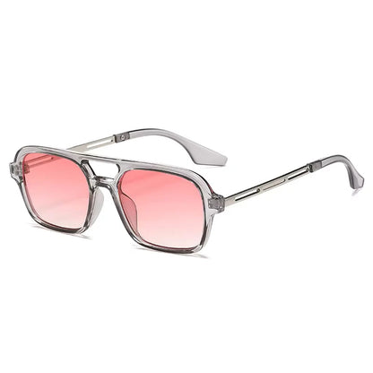 Square Small Frame Double Beam Sunglasses Pilot Retro Sunglasses Instagram Popular Classic Sunglasses 3517