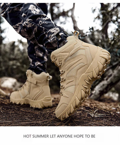 Verbeterde tactische gevechtstrainingslaarzen voor heren, outdoor camping, slijtvast, snelle respons, wandelschoenen, vissen, jagen, sneakers voor mannen