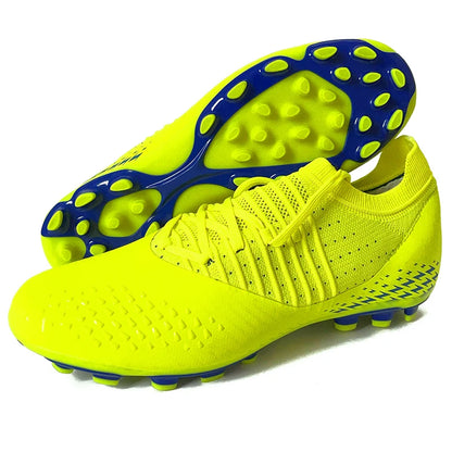Chaussures de football pour homme, chaussures de foot tendance pour jeunes, chaussures d'entraînement en tricot, respirantes, Society Campo, antidérapantes, chaussures de sport