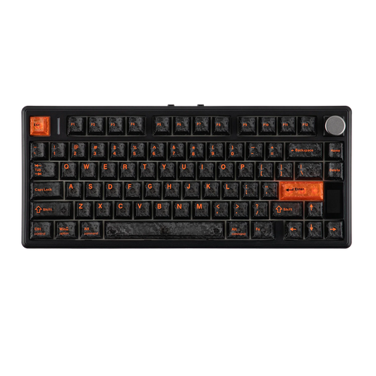 EPOMAKER TH80 V2 PRO 75% ANSI US Layout Wired/Bluetooth/2.4Ghz Wireless Mechanical Gaming Keyboard with Screen/ Knob & 10000mAh