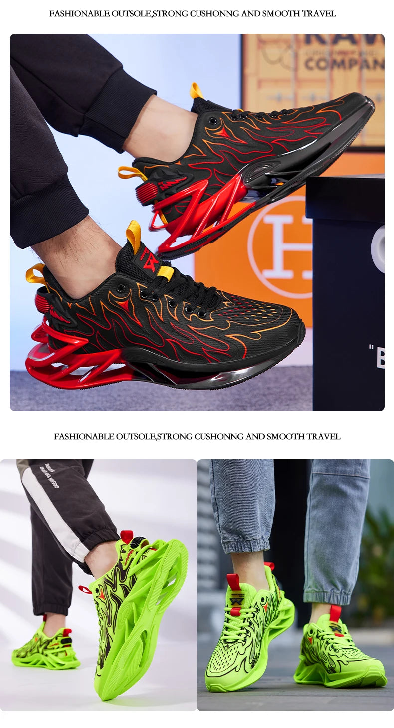 Herrskor Sneakers herr casual Herrskor tennis Lyxskor Träningsskor Race Andningsbara skor mode löparskor för kvinnor