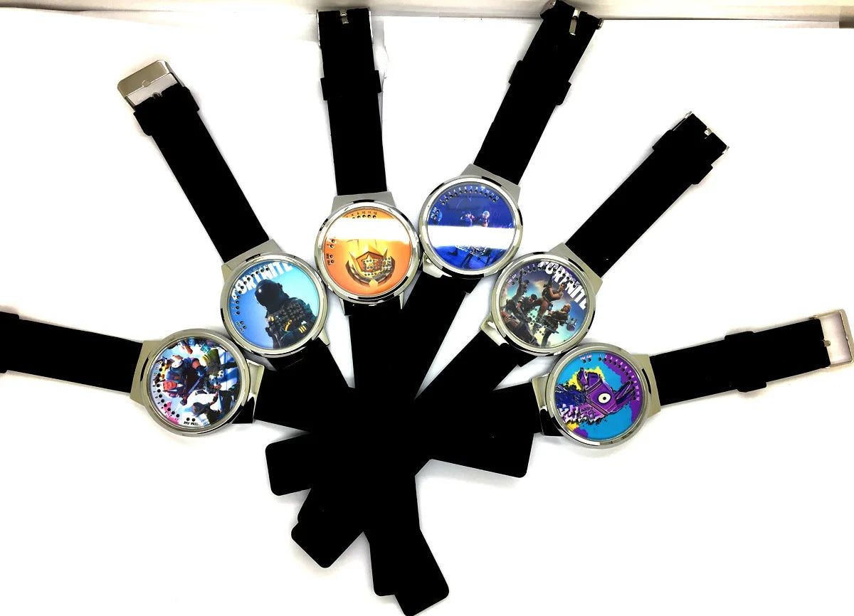 Fortnite Watch Cute Fashion Cartoon Personalized Kawaii Touch Night Light LED Student Electronic Watch Gift for Friends