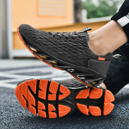 Chaussures de course pour homme à la mode, baskets de marche confortables pour homme, chaussures décontractées respirantes, chaussures de sport antidérapantes, baskets pour homme