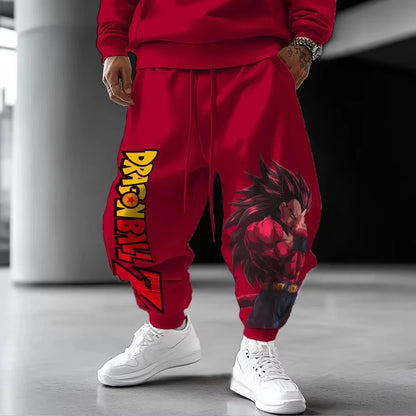Pantaloni da uomo Dragon Ball Sportswear Broly primavera, autunno e inverno, anime giapponese, jogger Y2K Harajuku in cotone