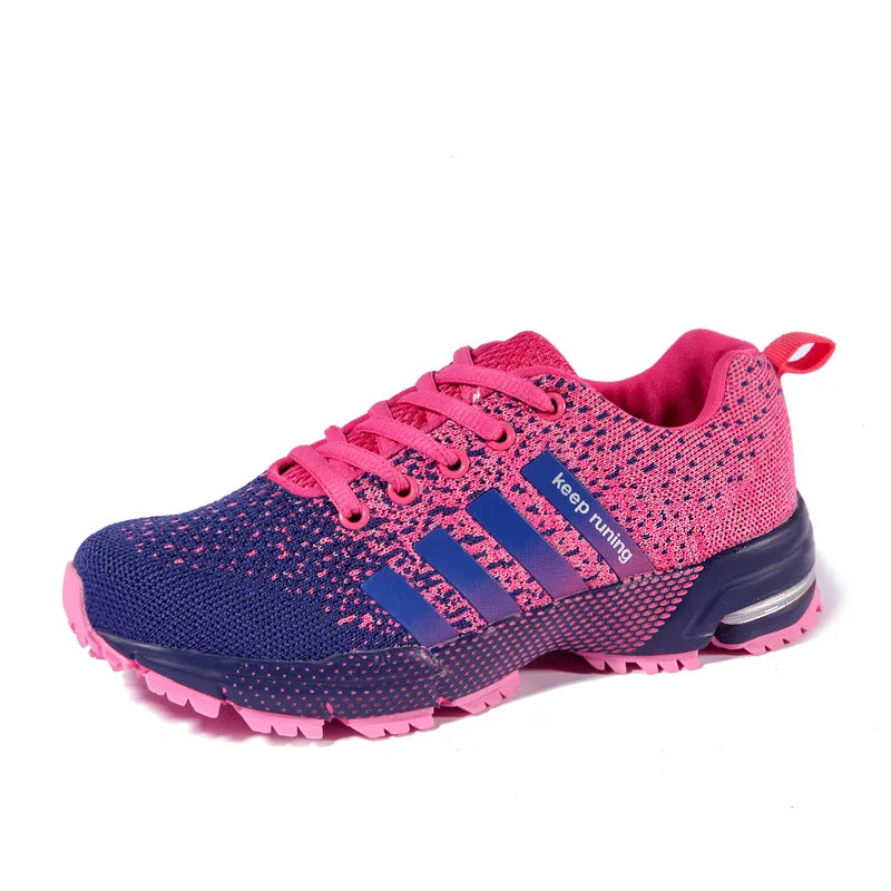 Men Running Shoes Mesh Fashion Sneakers Breathable Casual Sport Shoes Outdoor Walking Jogging Tennis Shoes Athletics Plus Size