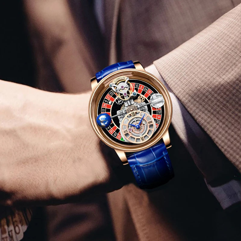 PINDU Upgraded Version Pindu Russian Roulette Celestial Series Quartz Watch Men's Astronomical Casino Las Vegas Men's Watch