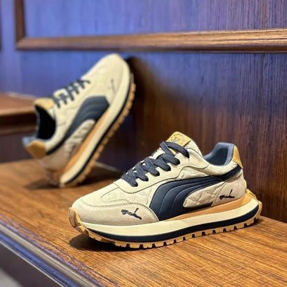 Freizeitschuhe, Herrensportschuhe, Sommer-Freizeitschuhe, Herrenschuhe mit dicker Sohle, weich und bequem, rutschfest, Outdoor-Modeschuhe
