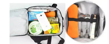 F-FortniteS Child Insulated Large Capacity Bag for Boy Hot Game Girl Student Outdoor Picnic Resuable Thermal Cooler Lunch Box