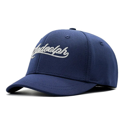 Czapka baseballowa dla mężczyzn z dużym daszkiem, z tyłu zamknięta, z krótkim daszkiem 5 cm, czapki z siateczki dopasowane do głowy, elastyczne czapki z całkowicie zamkniętym tyłem, rozmiary 56–60 cm, 61–65 cm