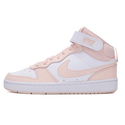 Nike Women's Shoes Court Borough Mid 2 (Gs) Sports Shoes Fashionable Casual Shoes Velcro Mid-Top Sneakers Cd7782-122
