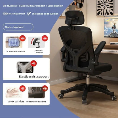 Silla gaming ergonómica para dormitorio u oficina, cómoda para largas horas, silla de escritorio para ordenador, silla gaming cómoda