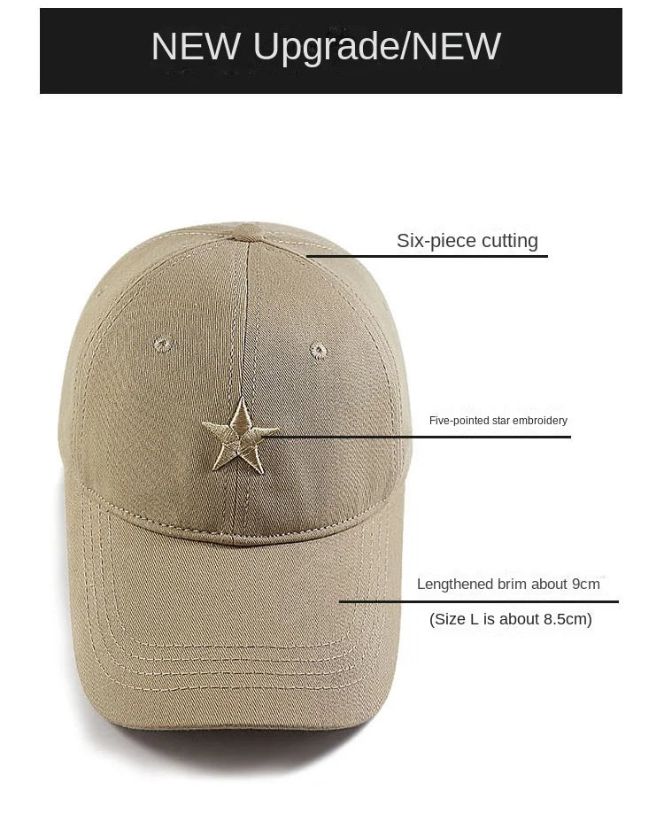 Baseballová čepice Big Head Plus Size, 100 % bavlna, vhodná pro muže i ženy, nastavitelná, čepice typu „dad hat“, nadměrná velikost 58–60 cm, 61–65 cm