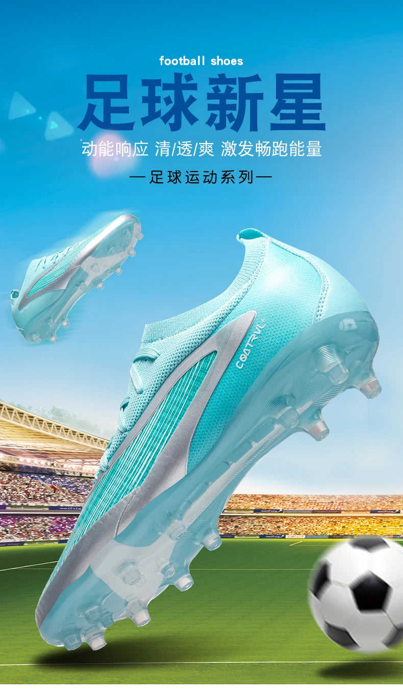 Men New TF Football Boots Sneakers Professional Society Casual Male Soccer Shoes Futsal High Quality Football Shoes Training