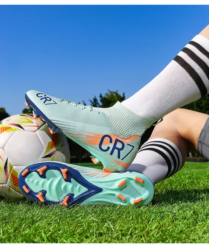 Chaussures de football pour homme, chaussures de futsal professionnelles, chaussures de football de haute qualité, crampons, femmes, unisexe, ultralégères, TF/FG, baskets