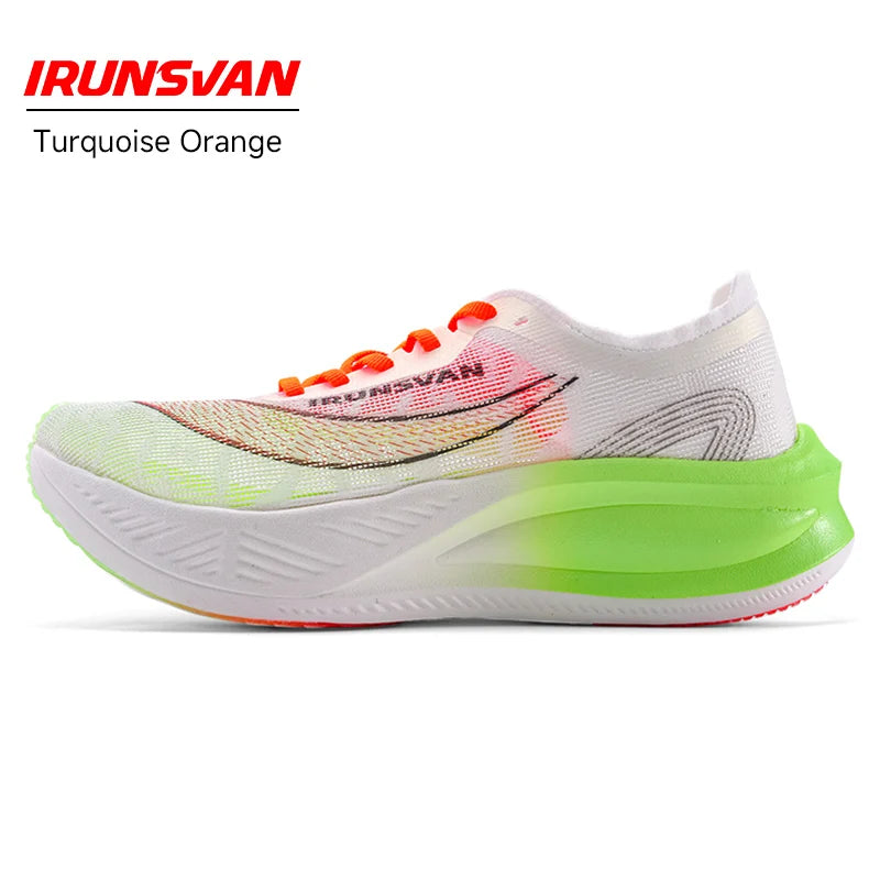 IRUNSVAN Carbon Plate Marathon Running Shoes, Professional Stable Support, Shock Absorption, Ultra-Light Rebound Sports Shoes