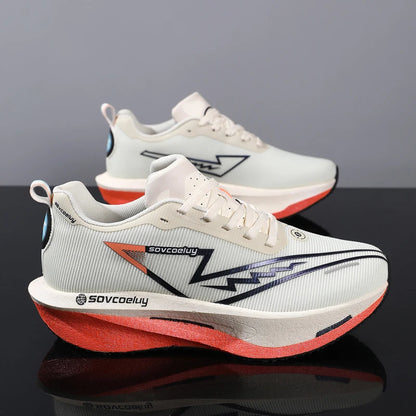 2026 Running Shoes Carbon Board Marathon Men Sports Breathable Lightweight Women's Comfy Athletic Antiskid Sneakers Casual New