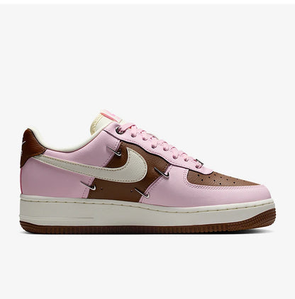 Nike Air Force 1 autentiche da donna, scarpe basse da skateboard traspiranti e resistenti all’usura IO7595-211