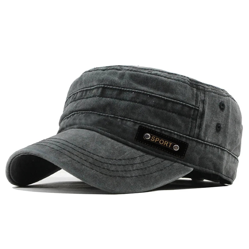 1pc Spring and Autumn Flat Top for Men and Women Soft Top Baseball Caps with FS Label, Outdoor Fishing Sunshade,Daily Use