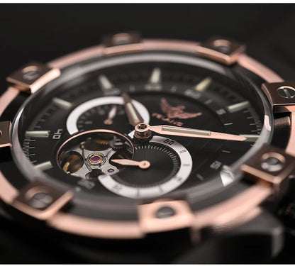 Yelang V1024 Men Brand Watches 44mm Japan miyota 82S7 Automatic Mechanical movement Luminous Men 100m Waterproof Watch business