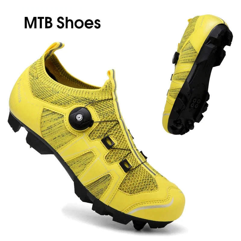 Professional Men's Road Cycling Shoes Breathable Women's MTB Bike Shoes Racing Speed Sneakers Mountain Bicycle Footwear for Shimano