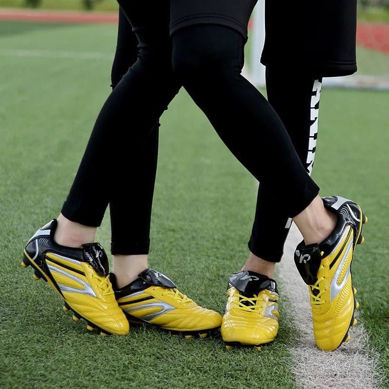New Children Football Soccer Boots Cleats Futsal Football Boots Size 30-45 Sneakers Boys Girls Athletic Training Shoes