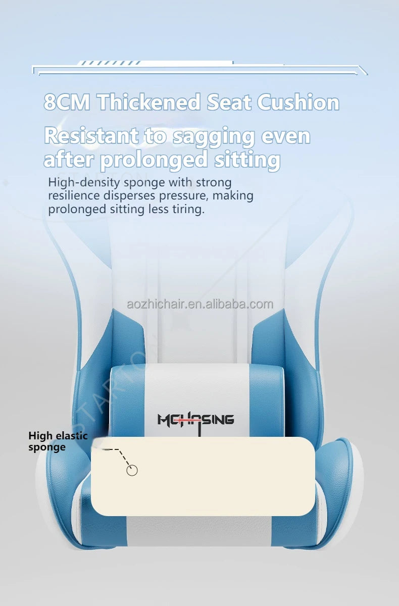 Ergonomic Modern Design Swivel Chair for Office and Home E-sport Gaming Chair With Wheels Revolving Style Computer Gaming Chair