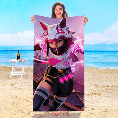 Game F-Fortnites Beach Towel Hotel Towels Bathroom Sauna Spa Playa Travel Swimming Pool For Home Baby Bath Microfiber Gym Shower
