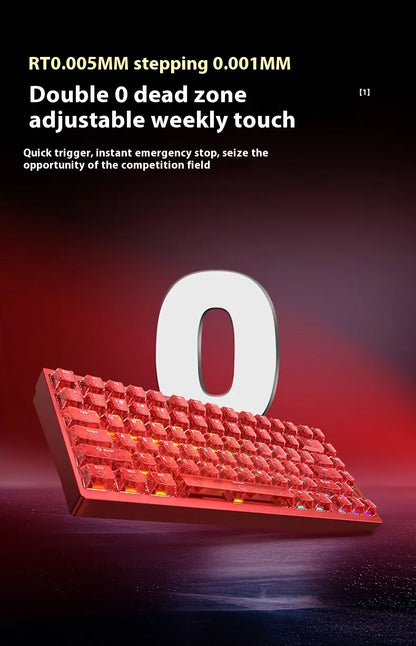 IROK MG75 PRO Mechanical Keyboard Magnetic Switch Aluminum RGB Hot Swap RT0.005 Quick Dismantling Structure Customized Pc Gifts