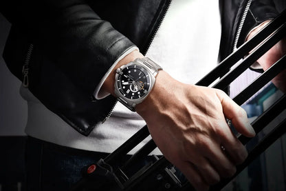 PAGANI DESIGN 2026 Original 43MM Men's Automatic Mechanical Watch NH39 200M Waterproof AR Sapphire Mirror Watches For Men