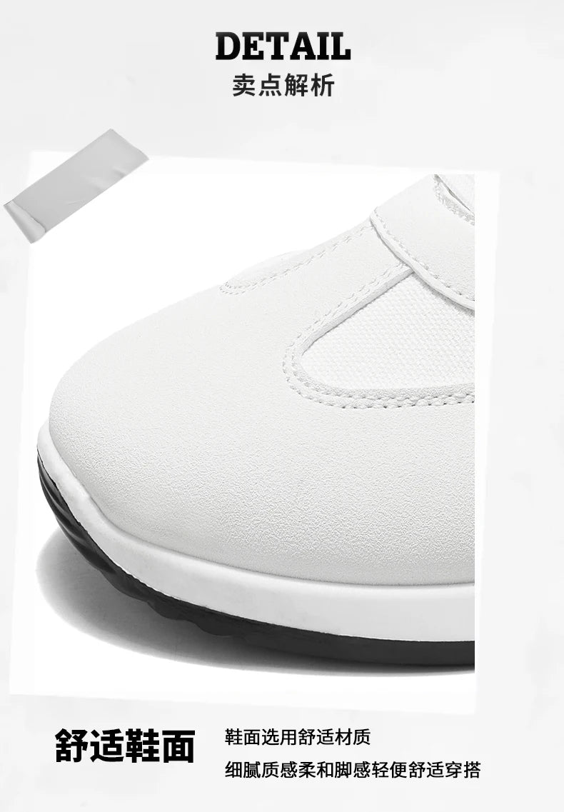 Men's Shoes, Spring and Autumn Trendy Styles, New Cross-Border Models, White, Black, Red Sneakers, Soft-Soled Breathable Men's Low-Top Versatile Casual Shoes