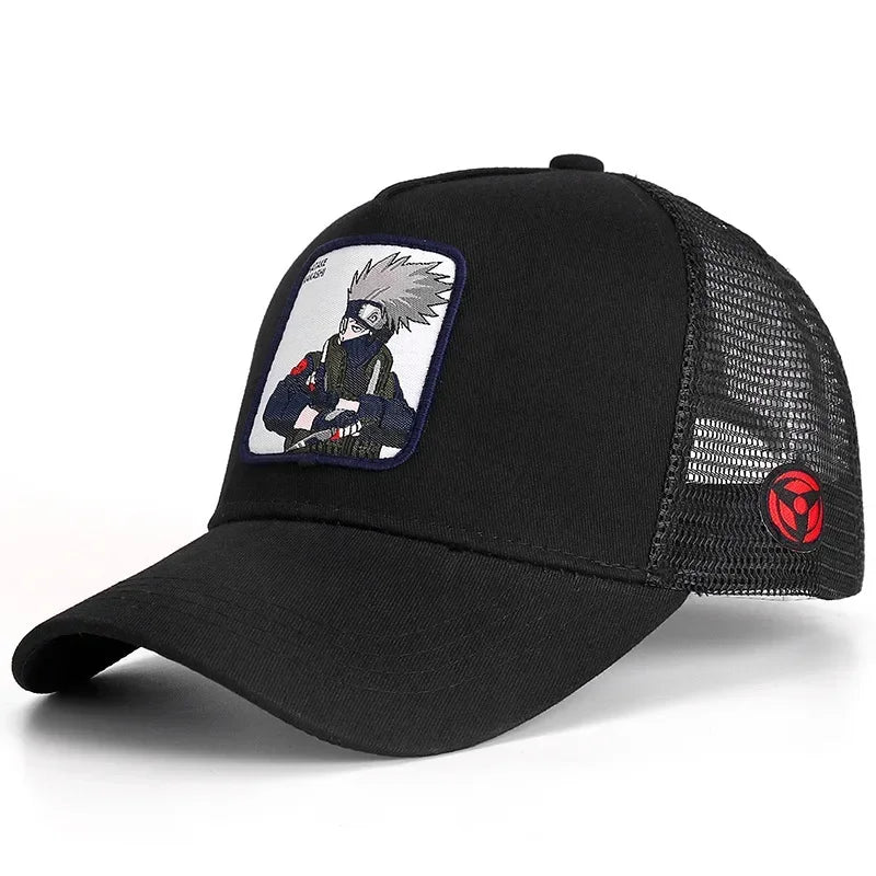 High Quality Naruto Snapback Baseball Cap Uchiha Itachi Anime Styles Cap Men Women Hip Hop Dad Adjustable Mesh Hat Trucker Hat