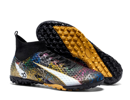 Chaussures de football pour hommes, chaussures de foot pour enfants, crampons de football professionnels pour femmes, chaussures antidérapantes TF/FG, chaussures de sport d'extérieur pour le football