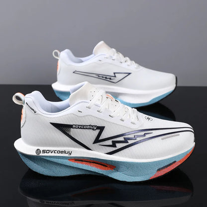 2026 Running Shoes Carbon Board Marathon Men Sports Breathable Lightweight Women's Comfy Athletic Antiskid Sneakers Casual New