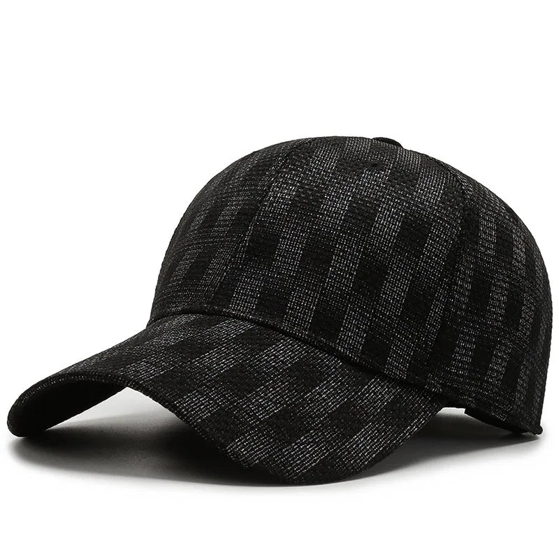Elastyczne czapki z daszkiem dla mężczyzn i kobiet, dopasowane, z elastycznym paskiem, w stylu hip-hopowym, z daszkiem, baseballowe typu snapback, w kratę, jednolite, Era
