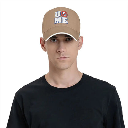 Yellow Wrestling Cena John White Custom Baseball Caps For Mens Unisex Male Beach Sunscreen Hat Snapback Cap